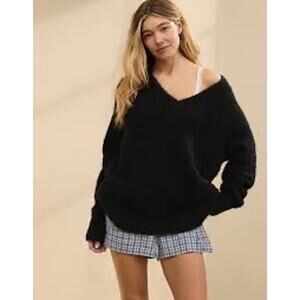 Aerie Teddy Boucle Cozy Sweater NWT Size Small